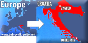 Map: Europe->Croatia->Dubrovnik