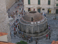 Big Onofrio Fountain Dubrovnik - top view