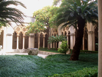 Cloister of Dominican monastery in Dubrovnik
