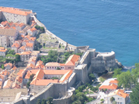 West side of Dubrovnik City wall complex