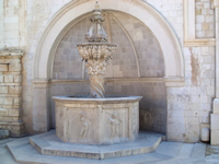 Small Onofrios Fountain in Dubrovnik